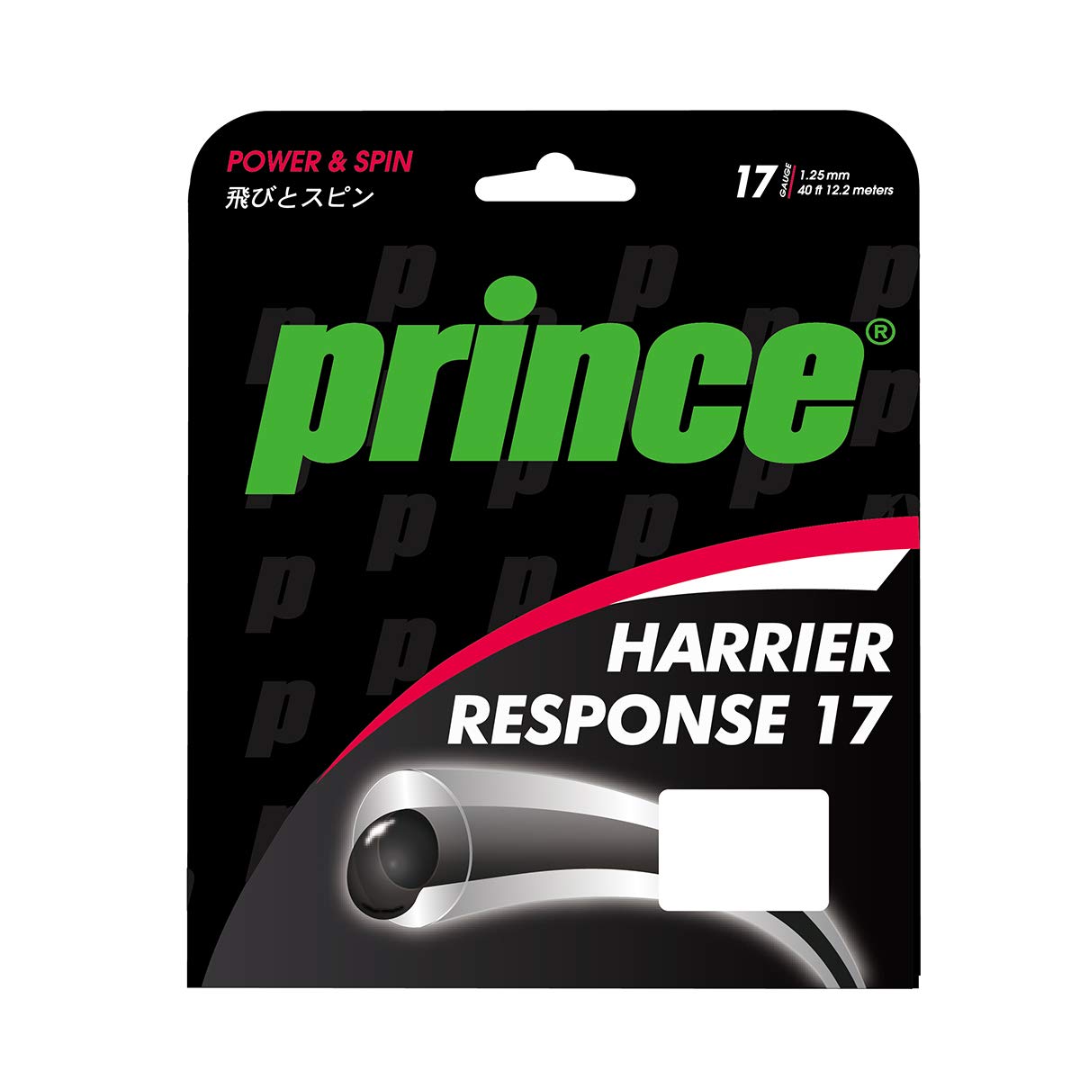 

Prince Hardball Tennis Gut Harrier Response 17 7JJ032 Clear Gray