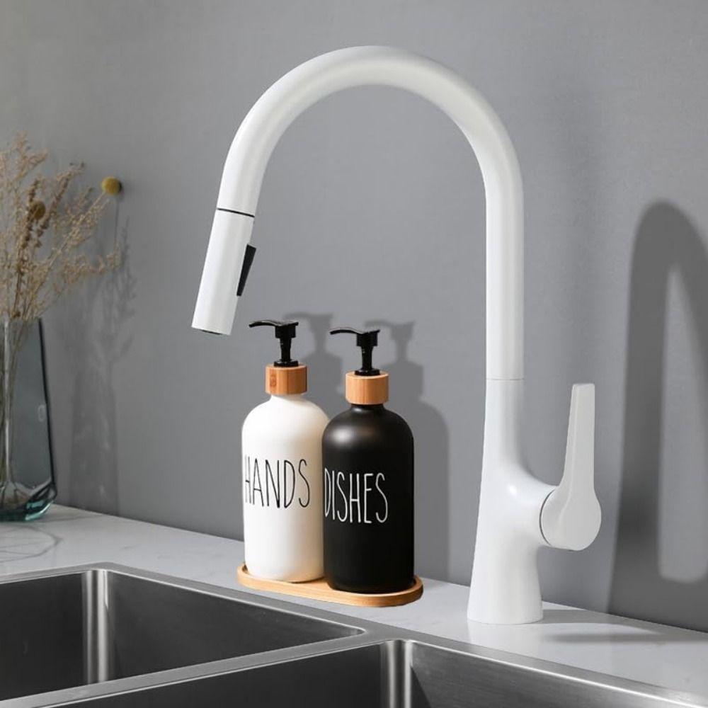 2Pcs Empty Soap Dispenser Bottle Refillable Liquid Empty Container  Accessories Kitchen