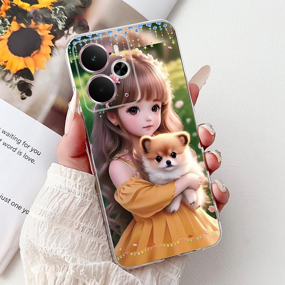 For Realme 14 5G Case RMX5075 Stylish Butterfly Painted Cover Silicone Case For Realme 14X 14 Realme14 T 14T 5G Soft Fundas Bags