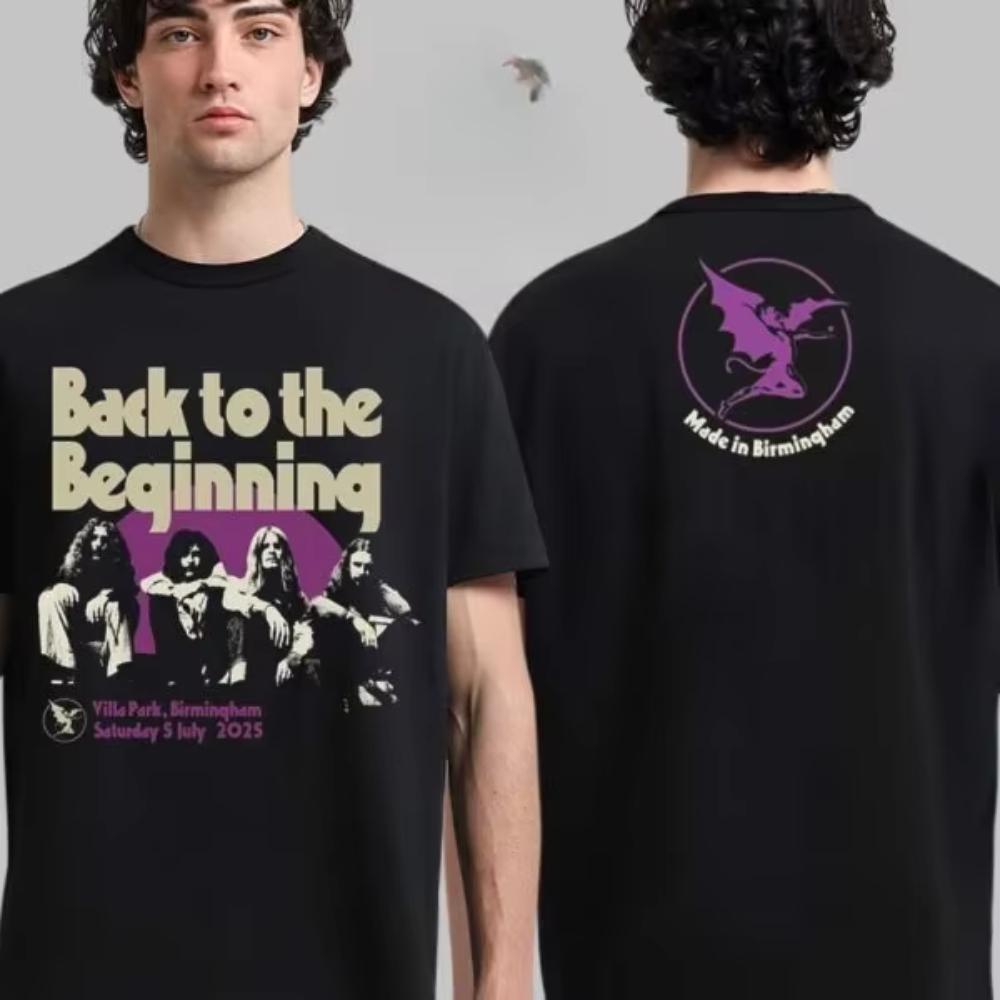 Black Sabbath and Ozzy Osbourne Back To The Beginning Merch Event Tees with Lineup Men Women T-Shirt Ins Y2k New Brand New Style