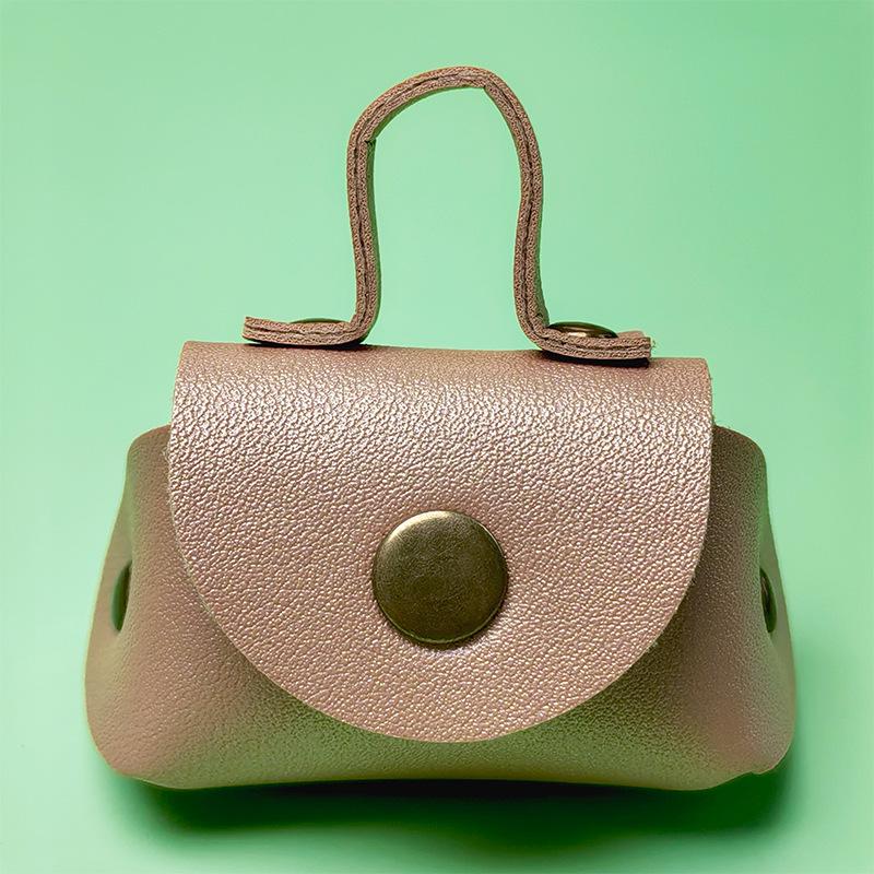 

Шикарный кожаный мини-кошелек и кулон-подвеска для ожерелья, чехол для наушников