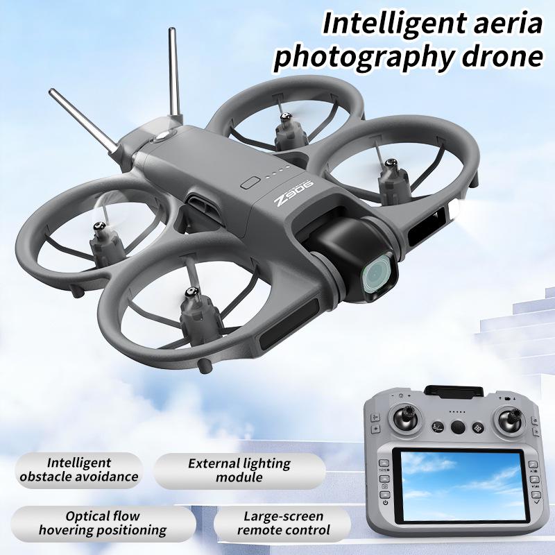 Z906 Drone with 4.3-inch Screen Controller, Strong Magnetic Anti-Collision, Optical Flow, HD Aerial Photography and Remote Control.
