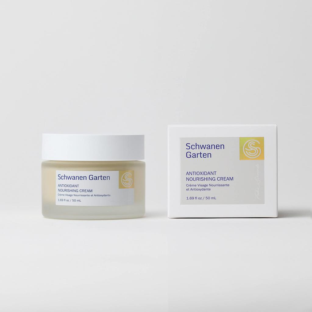 Schwanen Garten Nourishing Cream 50ml Night Repair SG Antioxidant High Clean Organic Korean Skin Care 1.69oz / - Cream, Source, Moisturizing, Vegan,