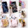 Para Capa Samsung A40 Transparente Gato Fofo Moda Borboleta Engraçada Pintada Capa de Telefone Para Samsung Galaxy A40 SM-A405F Capa