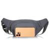 Men Nylon Fanny Waist Packs Unisex Fit Waistpack Mobile Sports Outdoor Running Anti Theft Ultra Thin Invisible Waist Bag