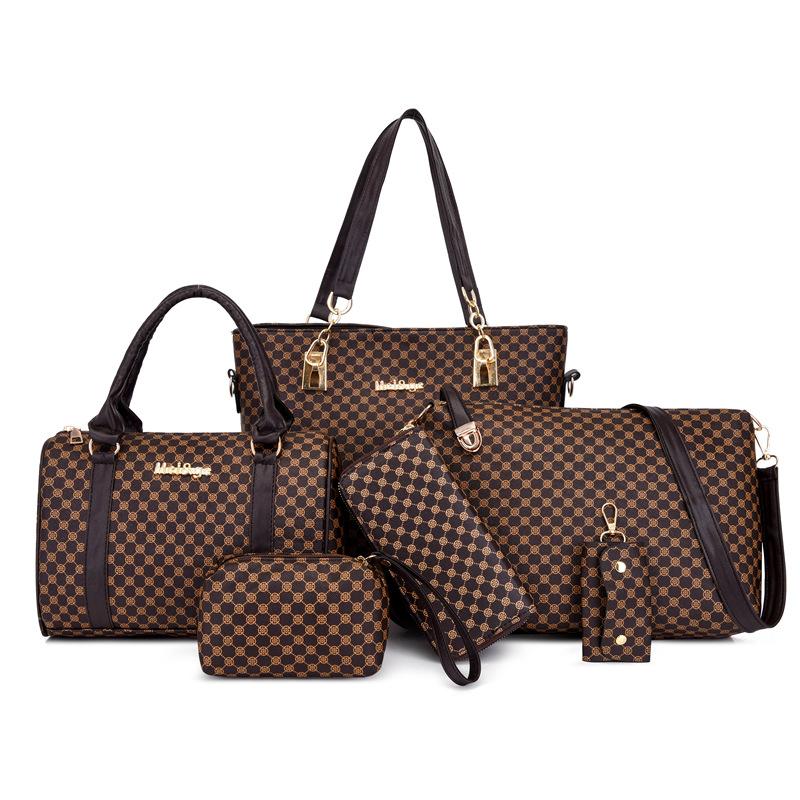Women's Bag One Shoulder Handheld Crossbody Bag European and American Retro Large Capacity Mother and Child Bag