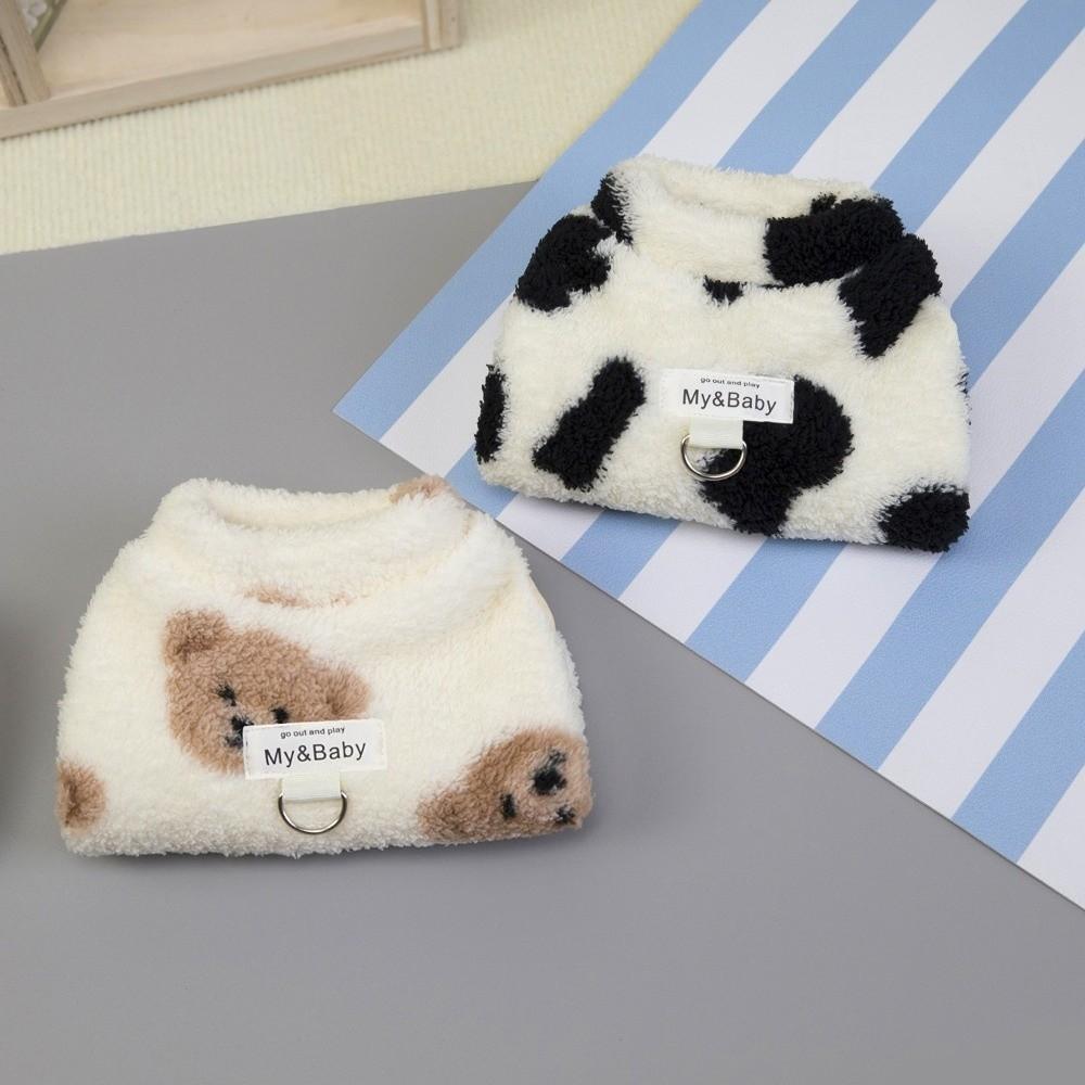 Cartoon Bear Dog Clothes Thickened Winter Dog Jacket Cute Pet Coat For Small Medium Dog