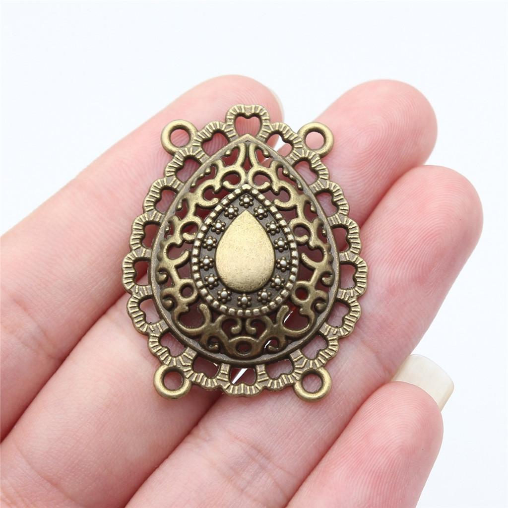 

Аксесуари Деталі Чотири отвори З єднувач для намиста Мінімалістичні Ювелірні Компоненти QA023 A12-4pcs-31x39mm