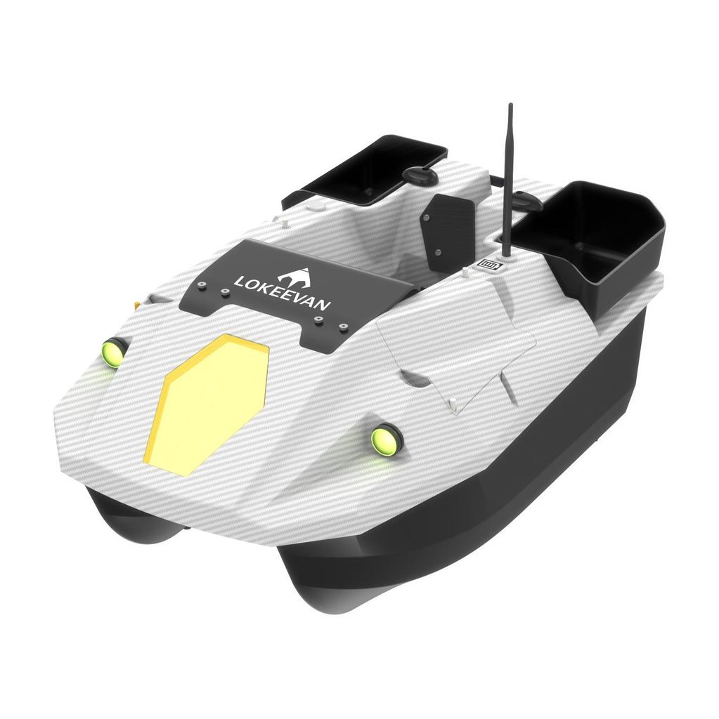LOKEEVAN D70B  GPS Bait Boat 12V 500m range GPS + Beidou dual positioning 1.5 kg towing capacity