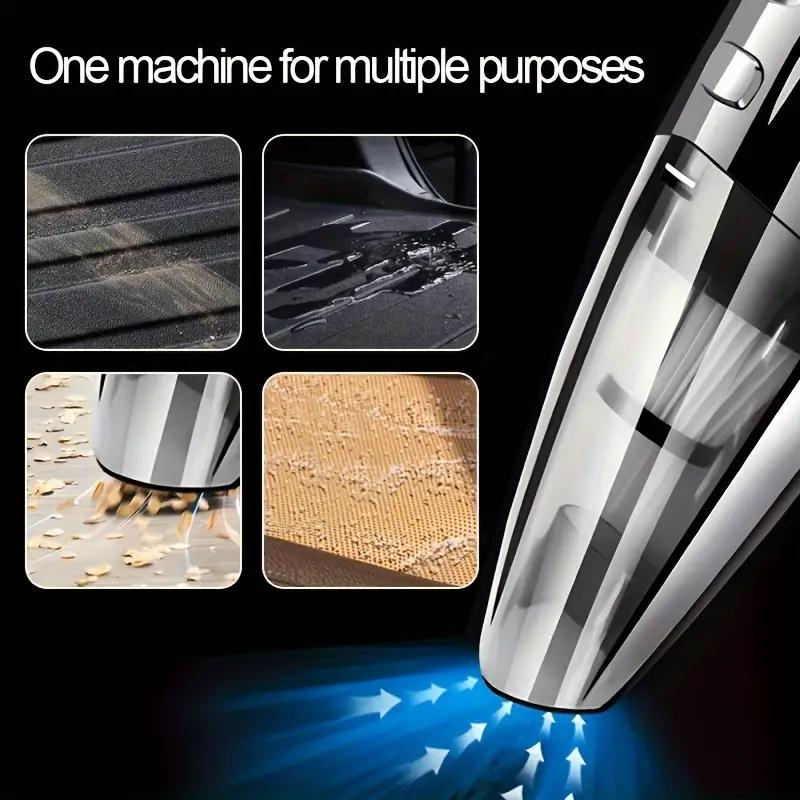 Powerful Portable Cordless Vacuum Cleaner Large Capacity, Aluminum Blade Suction Port, Upgraded Large Battery Suitable For Home And Car Cleaning
