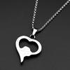 Dog Cat Mom Gift Paw Heart Chain For Women Men Stainless Steel Hiphop Aniaml Pet Lover Hiphop Necklace Jewelry Daily Wear