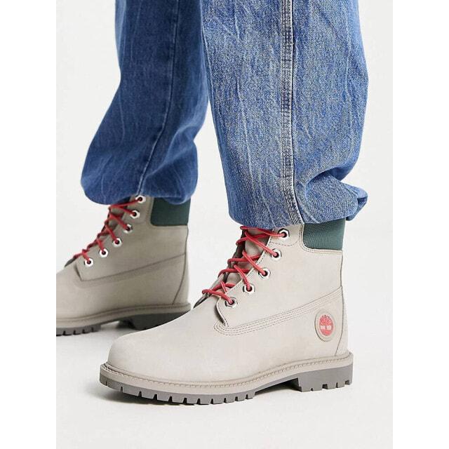 

Бежевые ботинки Timberland 6in Hert на чашечной подошве