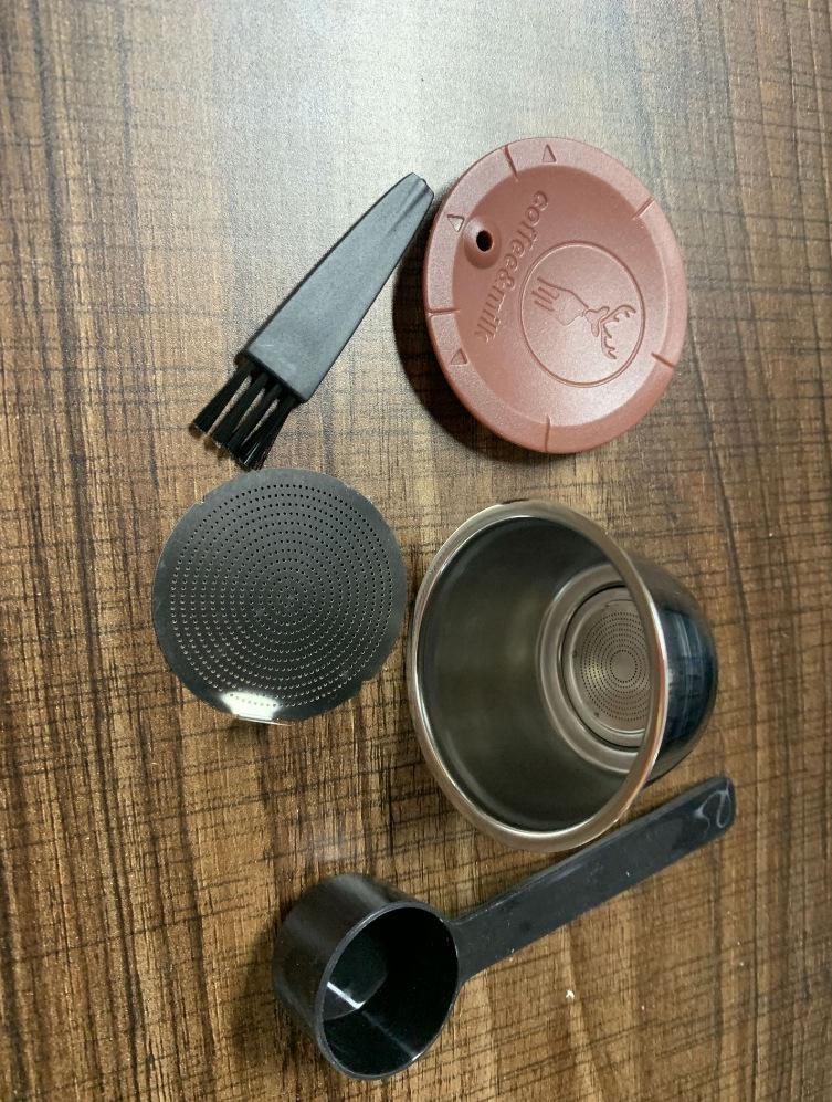 Dual-Use Stainless Steel Coffee Capsule for Nespresso DOLCEGUSTO: Compatible with Coffee and Milk Foam