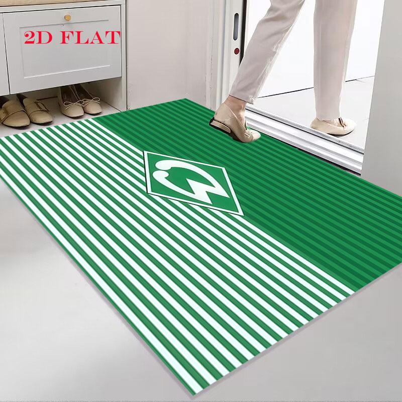 Tappeto SV Werder Bremen per Soggiorno Camera da Letto Casa Decorazione Divano, Tappetino Antiscivolo per Giochi Bambini