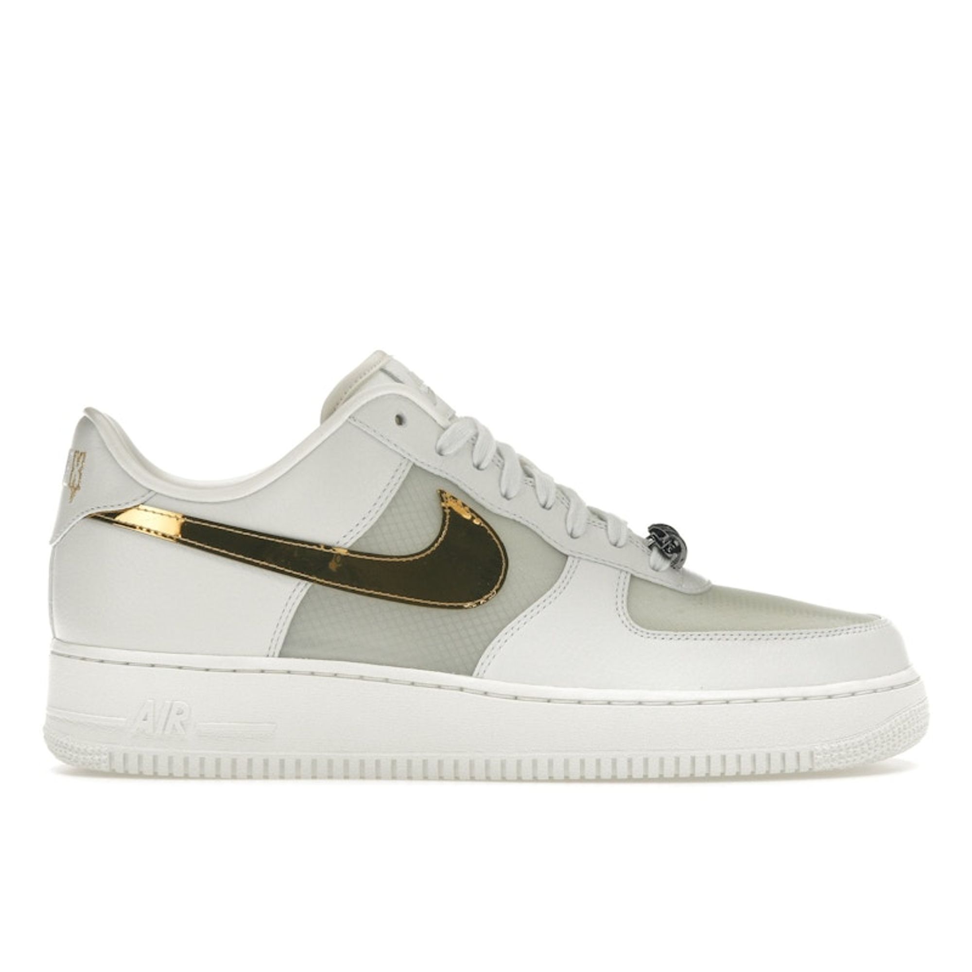 

RTFKT x Nike Air Force 1 Low Angel Унисекс Кроссовки Белый Summit-White Металлик-Золотой FQ3957-100 38