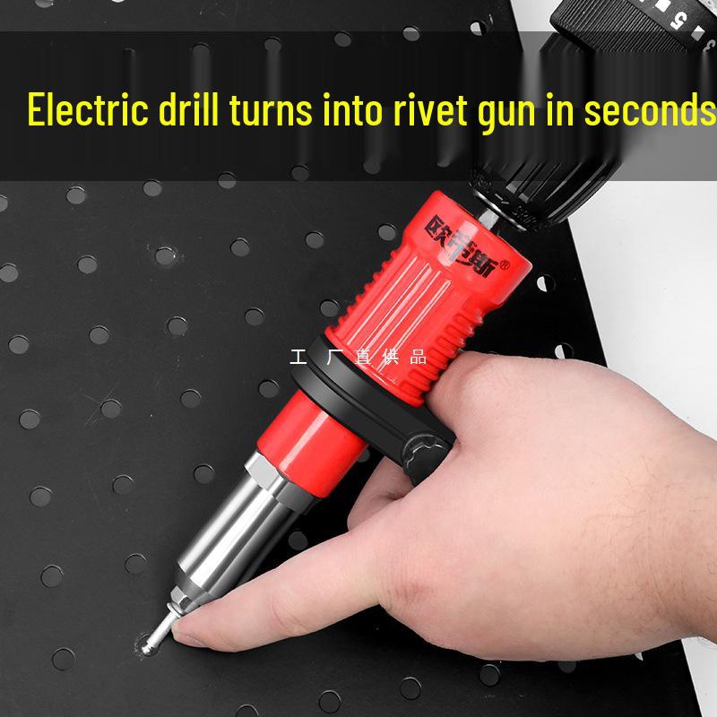 Automatic Electric Pop Rivet Gun Converter Head for Household Use