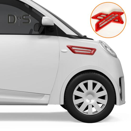 1 pár kompaktních bočních žaber Beze zbytku Praktické nálepky s otvorem pro přívod vzduchu