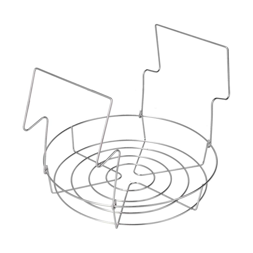 Stainless Steel Canning Rack Anti Rust Anti Scalding Foldable Contoured Steel Handles Rack