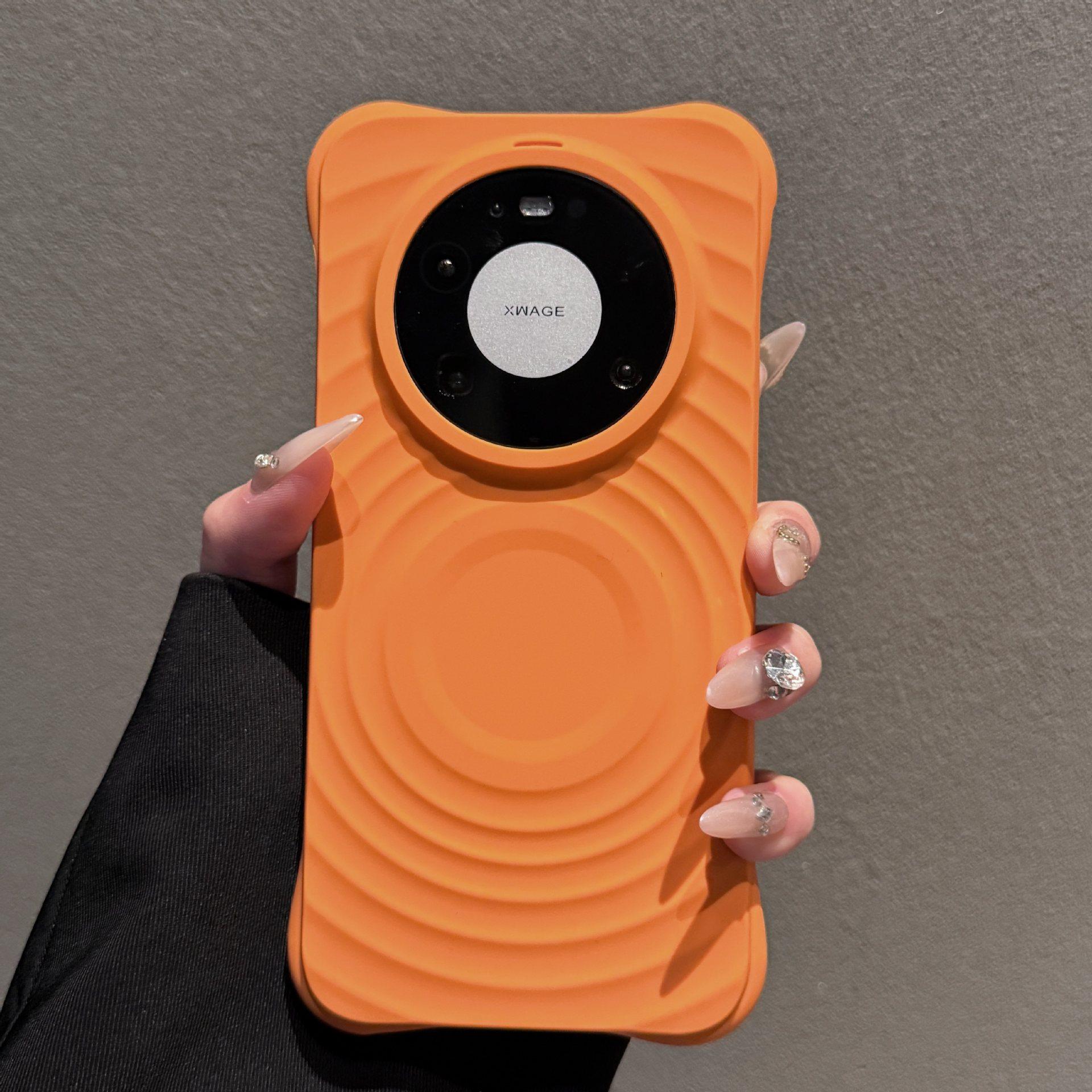 Huawei Mate80 Pro Wave Pattern Magnetic Silicone Phone Case Huawei Mate 80 Pro Max