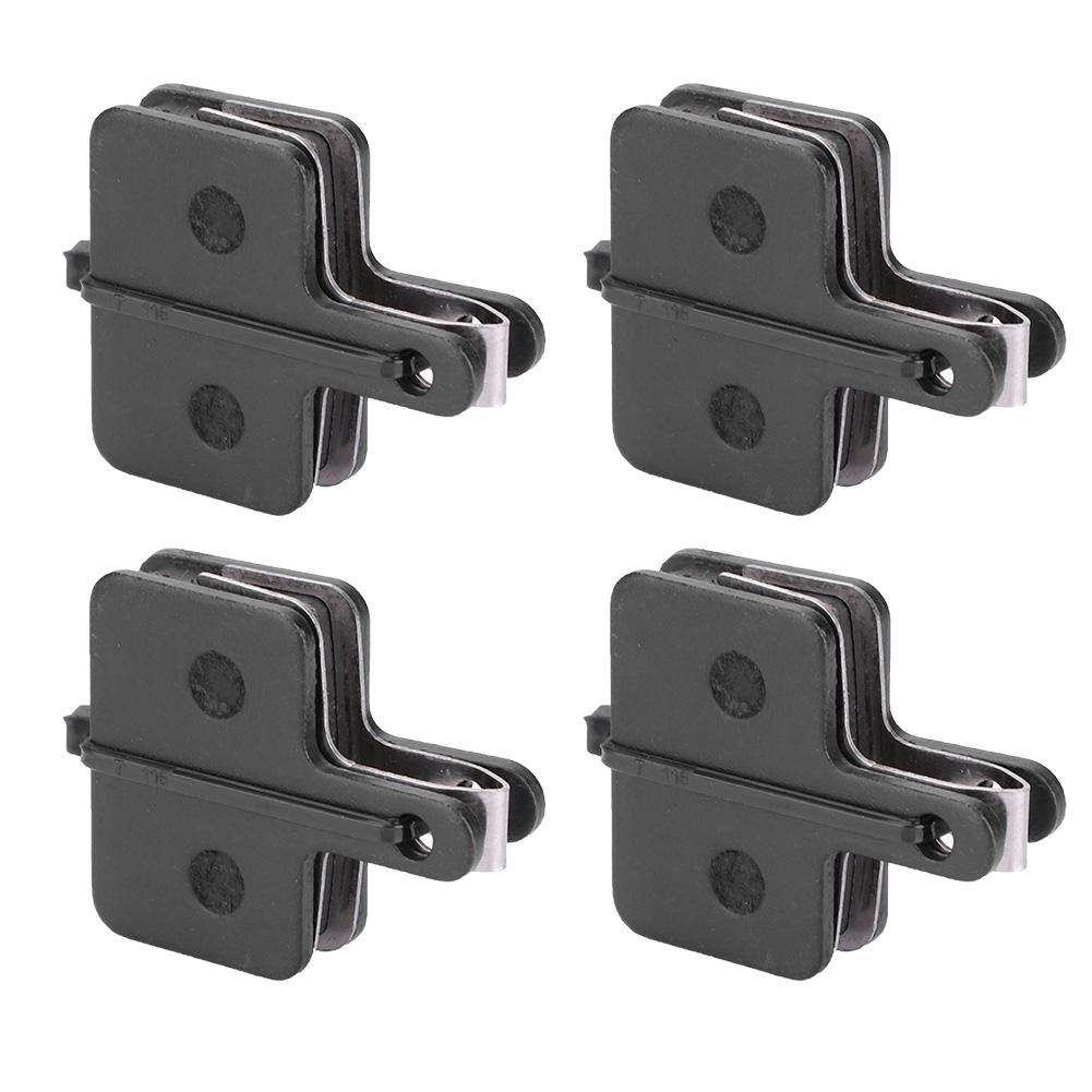 4 Pairs Copper Semi Metal Bicycle Disc Brake Pads Bike Brake Parts Brake Pad Set