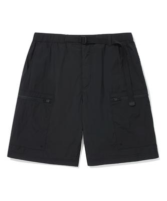 Cargo Buckle Shorts Black