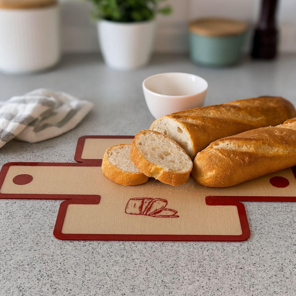 Non-Stick Bread Loaf Pan Liners Silicone Toast Sheet Liner Bread Baking Mat  Oven Safe