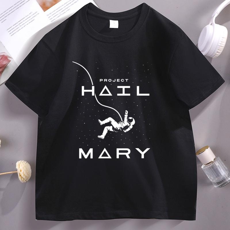 Project Hail Mary Rocky Astronaut Space Unisexs Tshirt Women Graphic Tee Casual Round Neck Cotton Short Sleeve Top Streetwear
