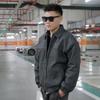 American retro lapel leather jacket thickened loose versatile jacket casual motorcycle jacket men's autumn and winter