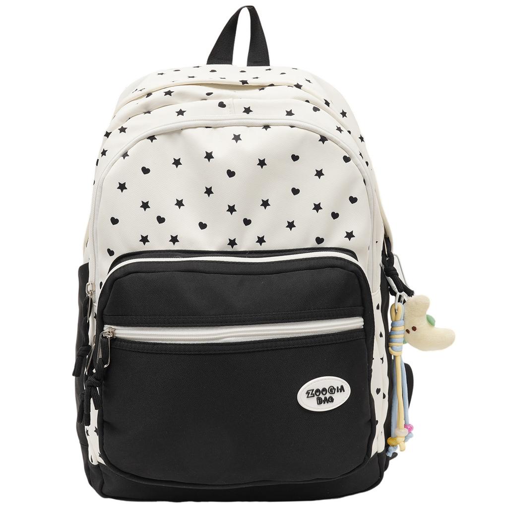 New Japanese Small Fresh Casual Junior High School Student Schoolbag Simple Versatile Backpack Ins Lightweight Backpack