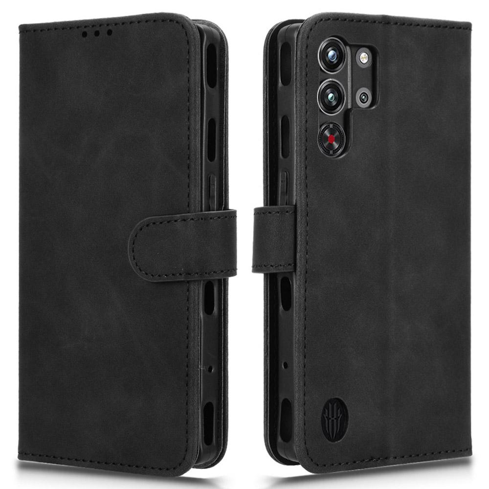 Dla ZTE nubia Red Magic 10 Pro 5G Skórzane Etui Skóra w Dotyku Odporne na Upadki Portfel Klapka Pokrowiec na Telefon