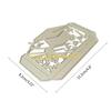 F26C Zarter Abschlusshut Metall-Stanzformen Bastel-Stanzteile Präge-Schriftzug-Stanzformen für DIY Scrapbooking Tagebuch Verzierung