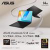 ASUS Vivobook S 14 Laptop AMD Ryzen AI 7 350 24GB 512GB Windows Power OLED Copilot AI Natural Model M5406KA, 14-inch, Processor, Memory, SSD, 11,