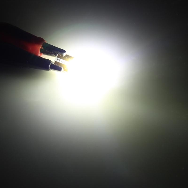 10Pcs Silicone Bright License Lamp Bulbs T10 LED Light Bulb LED Parking Bulb Auto Wedge Clearance Lamp Easy to Use