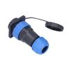 Waterproof Plug Socket Square 4 Hole Male Female Aviation Power Connector AC 380V 25A SP283 Pin