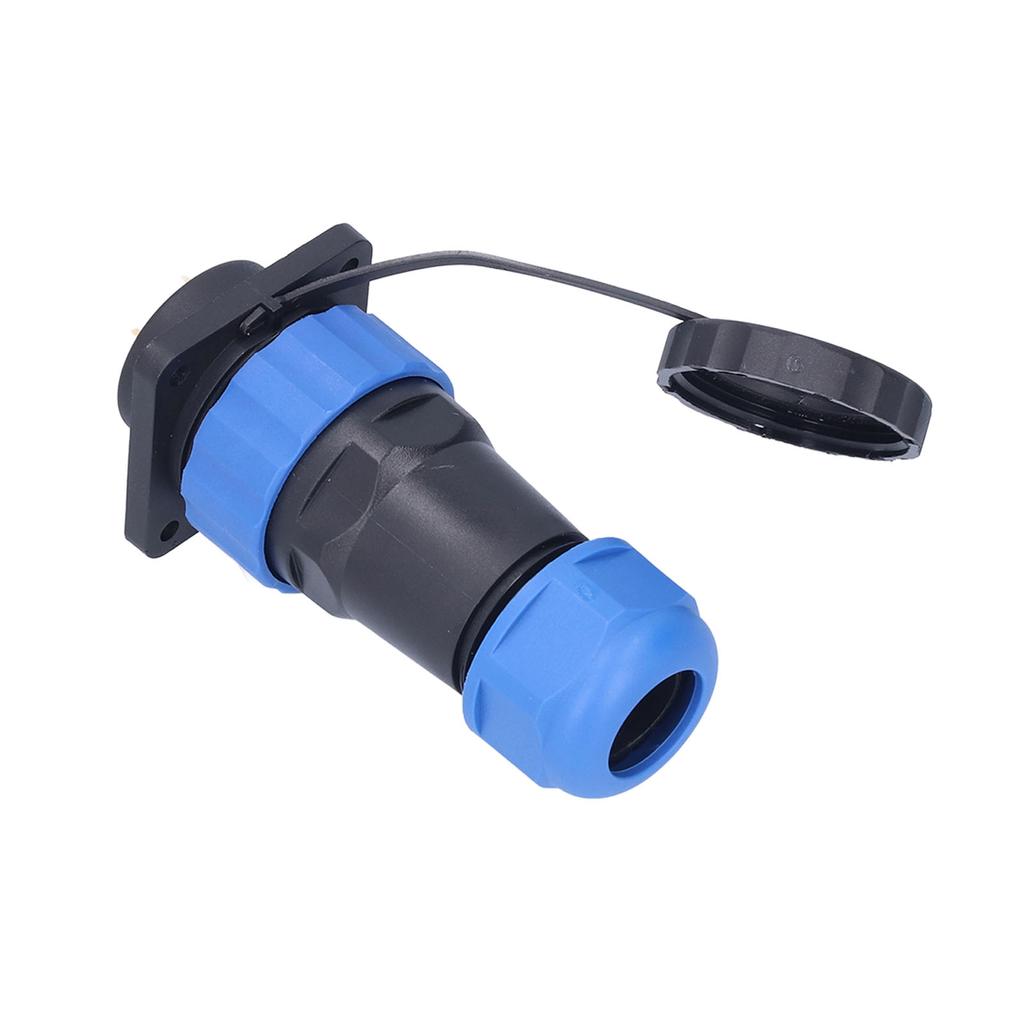 Waterproof Plug Socket Square 4 Hole Male Female Aviation Power Connector AC 380V 25A SP283 Pin