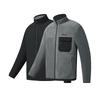 Fila Fitness Reversible Loose Stand Collar Warm Fleece Jacket Unisex Jacket A51U541502F-BK