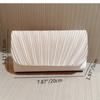 Women Evening Clutch Bags Elegant Luxury Female Silver/Black/White Clutch Wedding Purse Party Handbag Ladies Chain Shoulder Bags