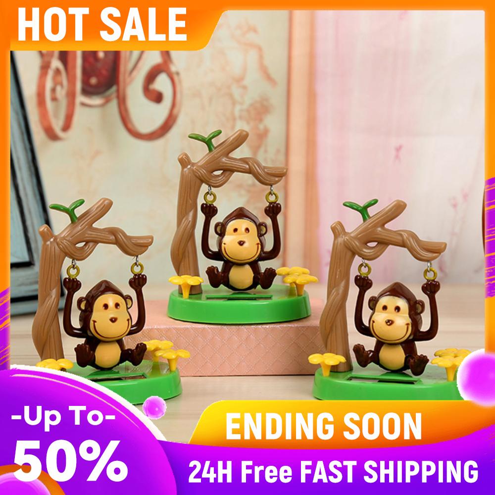 

Solar Dancing Monkey Toy Car Dashboard Bobblehead Cute Animated Bobble Monkey Dancer Cartoon for Car Interior Decoration China Mainland