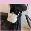 Pu Small Square Bag For Women With Zipper Closure And Inner Card Pocket Urban Style
