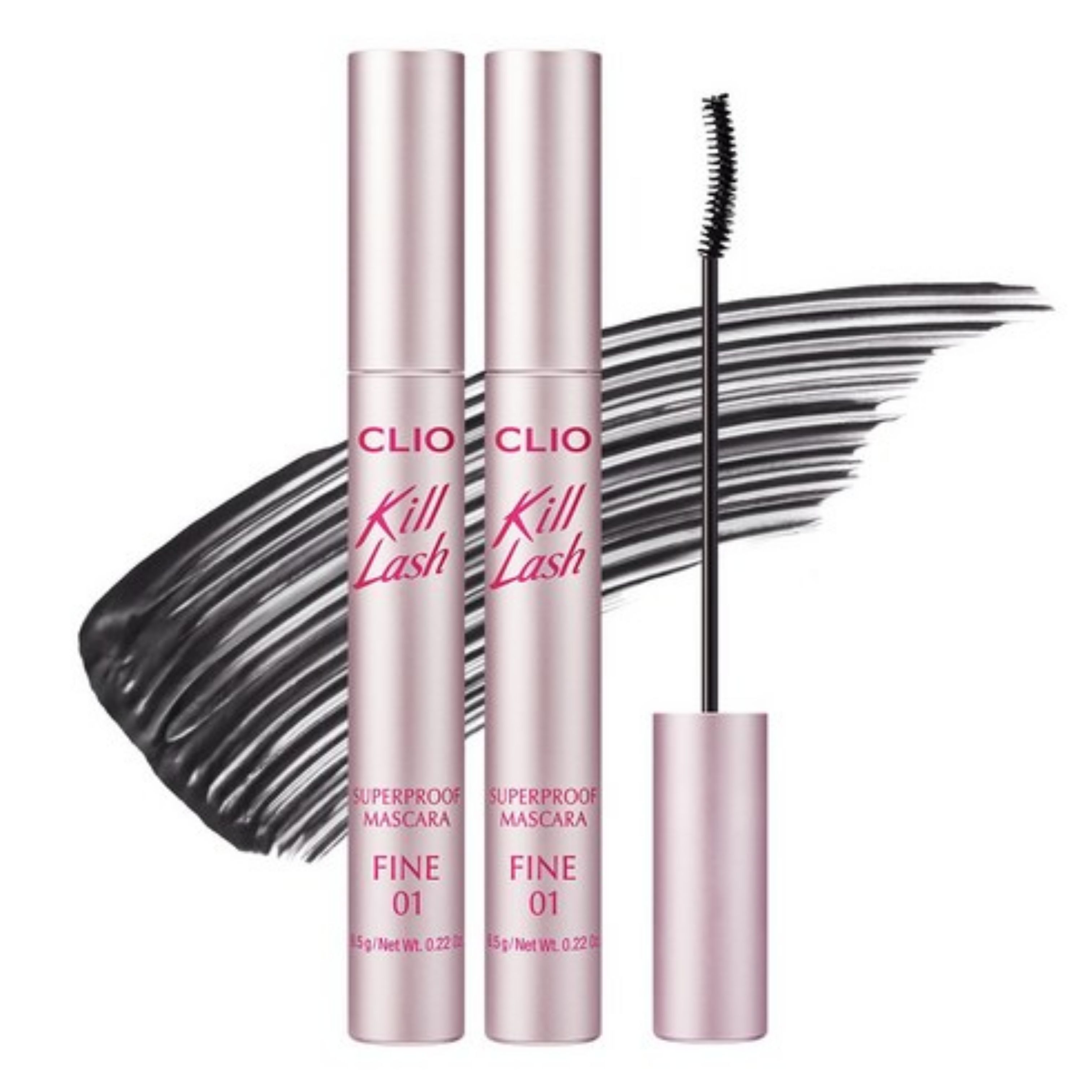 Clio Тушь Kill Lash Superproof Набор 1+1 01 Vanilla Black 1+1