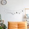 Moon Phase Wall Hanging Decor Decor,Headboard Decor,Hanging Ornament,Boho,Moon Cycle Banner for