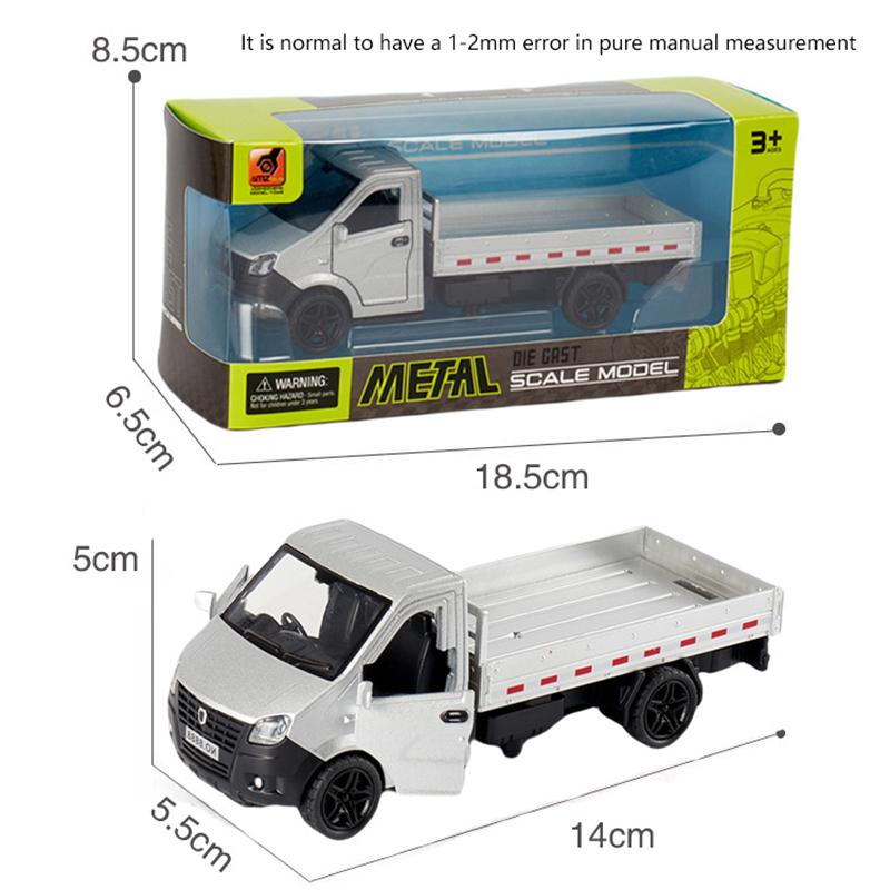 1:36 Scale Realistic Metal Delivery Truck Toy Miniature Transport Vehicle Model For Kids