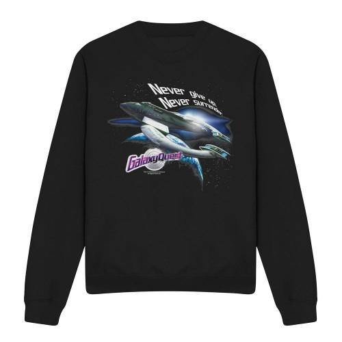 Galaxy Quest Unisex Adult Never Surrender Sweatshirt