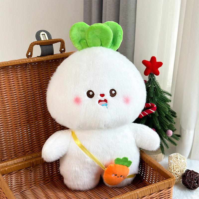 Big Grab Machine Doll Traffic Style Cute Carrot Doll Plush Toy Kids Gift Short Plush Rag Doll