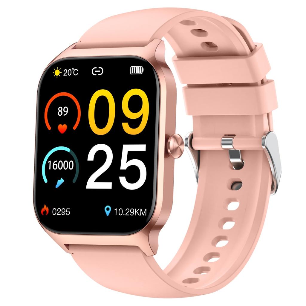 Rainbuvvy P125M Smartwatch 1.85inch TFT 240x284 BLE5.2 300mAh Bluetooth Calling Full Touchscreen Heart Rate Android Fashion Sports Watch