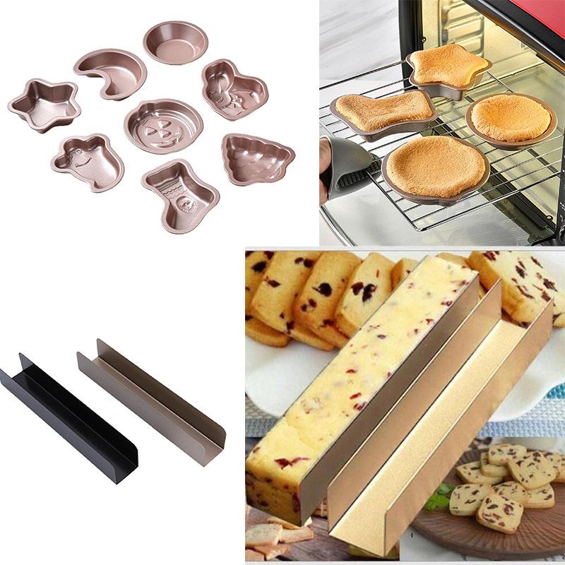 Non-Stick Halloween Cookie Cutter and Cake Mold Set for Baking Pastry Dough Shapes Biscuits and Desserts Kitchen Tools