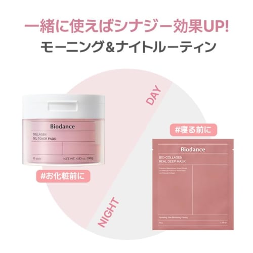 Biodance [Biodance] Collagen gel toner pad (60 sheets) | Firmness, shine, pore care, elasticity | Wiping pad ? Daily pack | Korean cosmetics