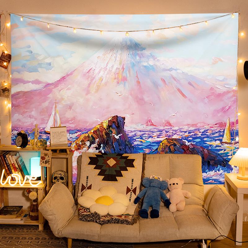 INS Style Bedroom & Dormitory Wall Hanging Cloth – Canvas Poster Decor