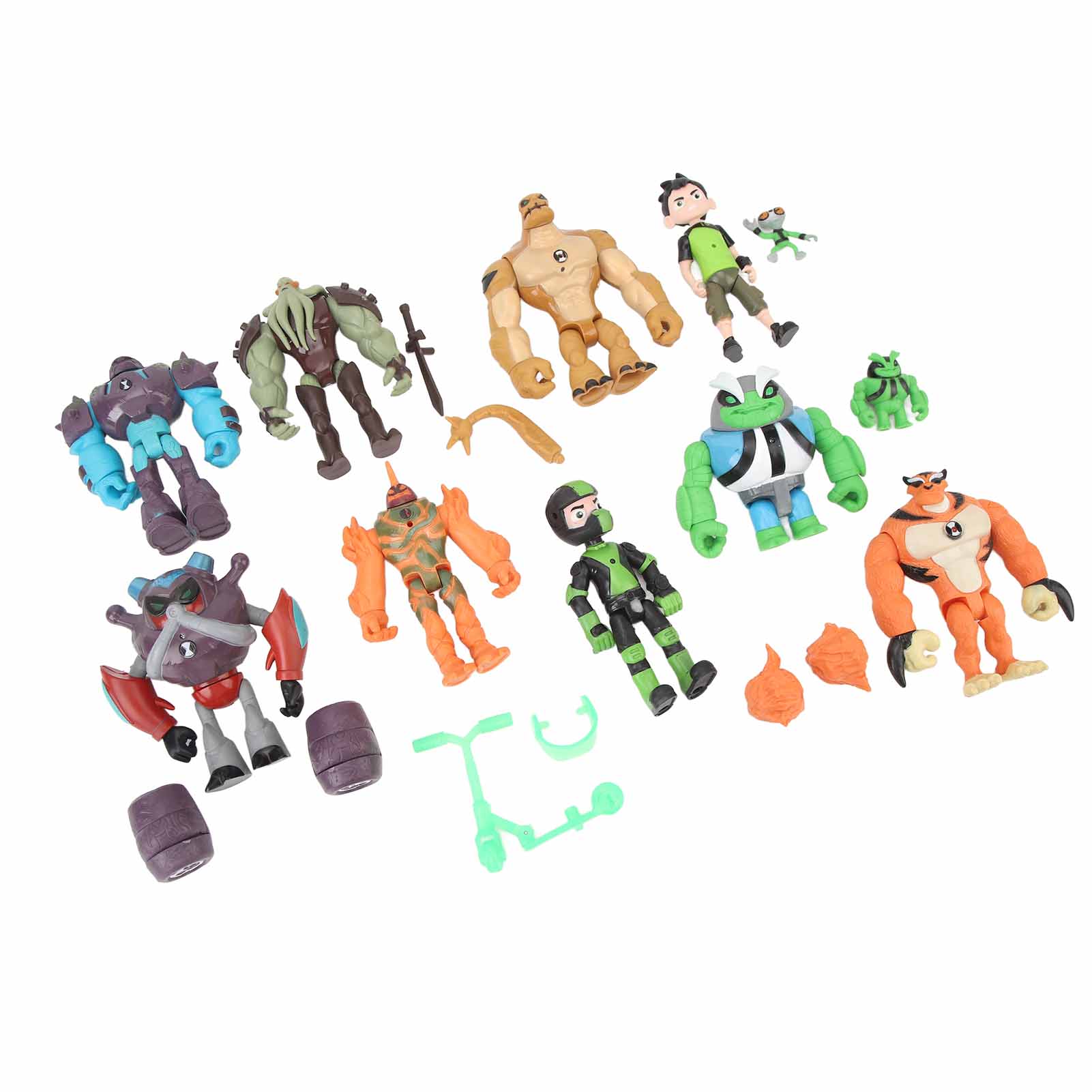 

11 шт. Фигурки мультяшных персонажей, высокодетализированные, безопасные, привлекательные, аниме, коллекционные игрушки для