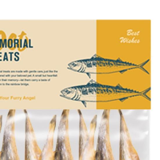 Pet Memorial Treat Paper Chicken Fish Slices Pet Bereavement Supplies Realistic Pet Treat Replica for Deceased Cats Dogs Memorial Ceremony